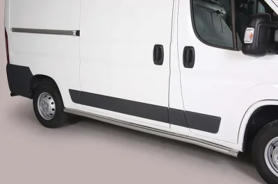 Estribos tubo Inox 63mm DUCATO 2006-2014 Carrocería corta