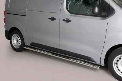 Estribos tubo Inox ovalados con pisantes SCUDO 2022-(MWB)
