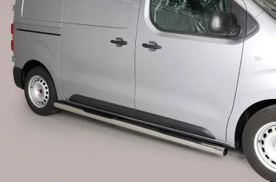 Estribos tubo Inox 76mm con pisantes SCUDO 2022-(MWB)