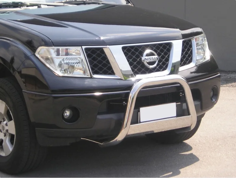 Defensa central Inox 63mm con CE PATHFINDER/NAVARA D40 2005-2010