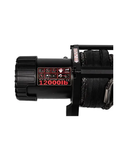 Cabrestante 12000lbs AFRIKAAN ECO 12v cable sintético